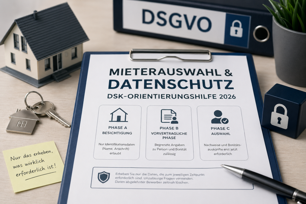 Selbstauskunft Mieter Datenschutz